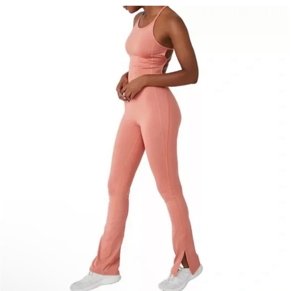 Free People Movement High Neck Backless Jumpsuit - Picture 3 of 17